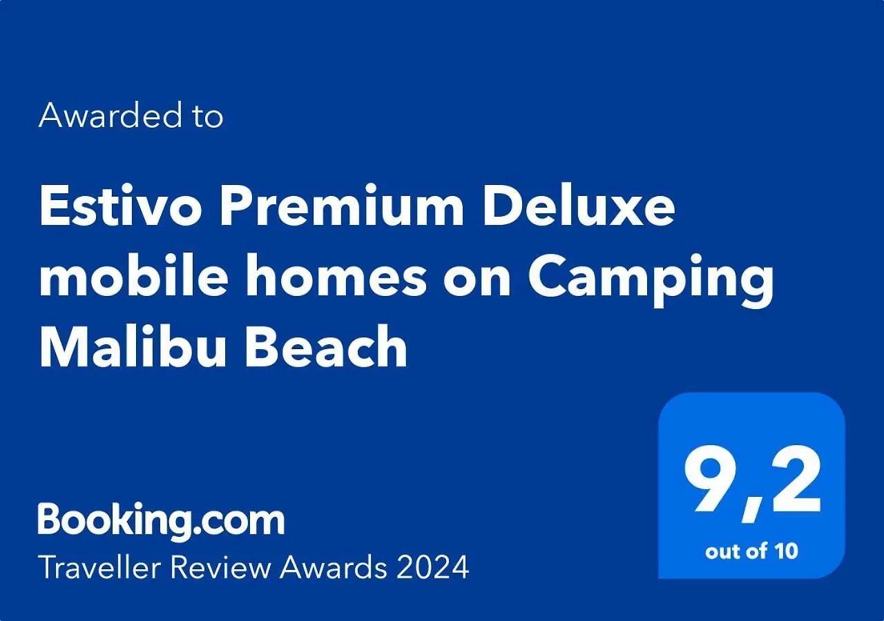 营地 Estivo Premium Deluxe Mobile Homes On Camping Malibu Beach 利多迪迪耶索洛